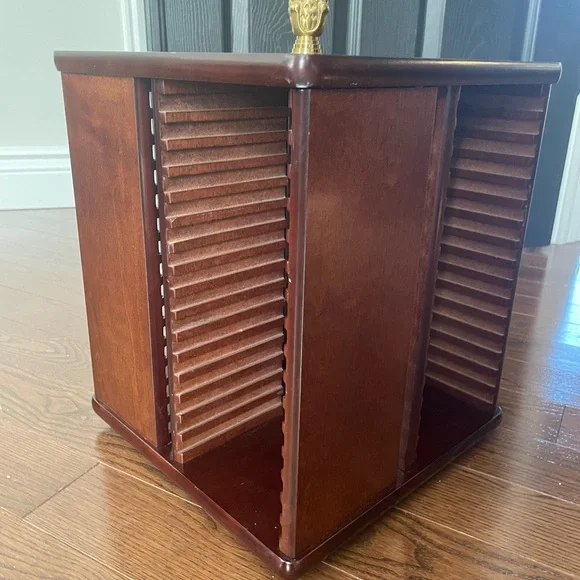 Bombay/Wooden CD Storage Rack & Carousel - Picture 2 of 8